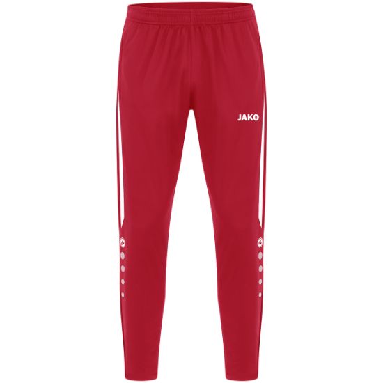 Afbeeldingen van Polyesterbroek Power rood/wit