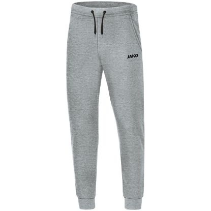 Afbeeldingen van Joggingbroek Base met boord lichtgrijs gemeleerd